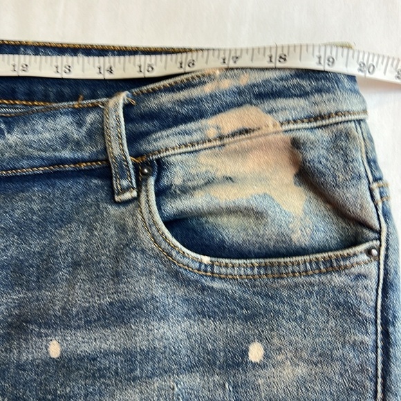 Embellish, distressed stretch, retro grunge, denim jeans, size 38 - Picture 10 of 12